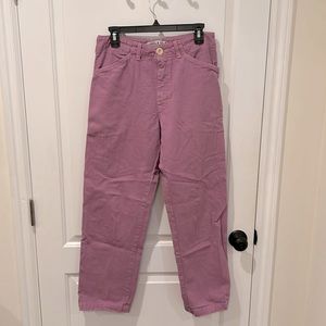 Gravel and Gold Painter Pants - Jacaranda